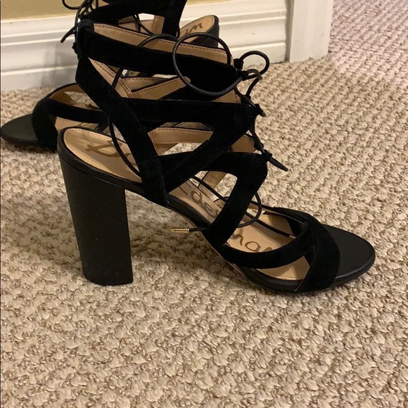 Sam Edelman yardely lace up block heels - Picture 3 of 3
